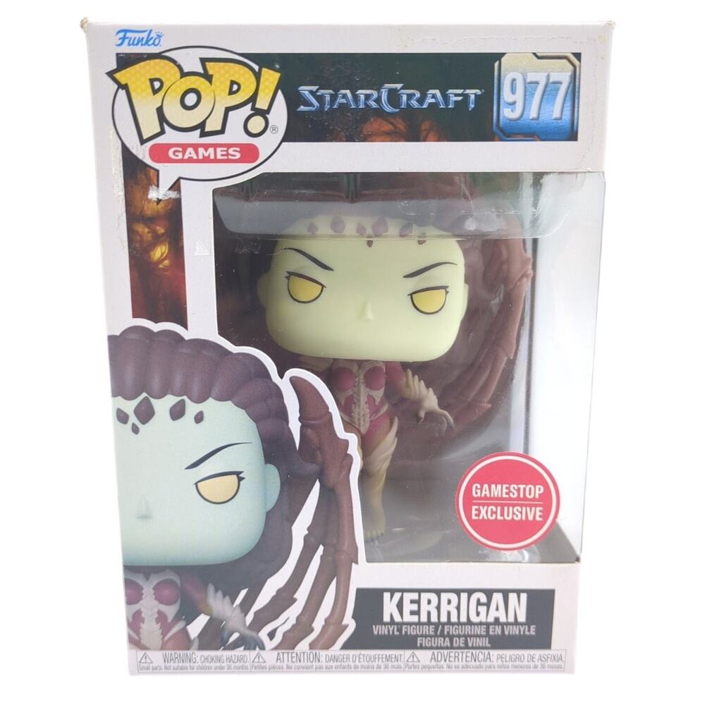 Funko Pop StarCraft Sarah Kerrigan 977 GameStop Exclusive Vinyl Figure New Box